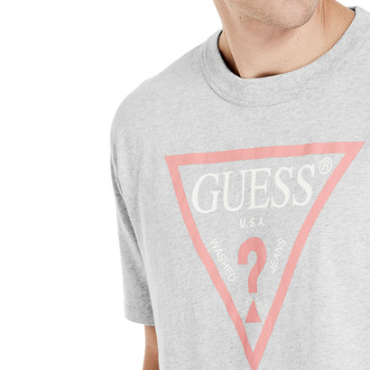 guess originals oversized triangle logo tee