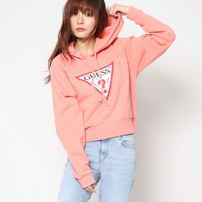 guess classic logo hoodie