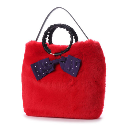 新しいコレクション アウトレット ランバン オン ブルー Lanvin En Bleu フェーヴェ ショルダーバッグ レッド 人気no 1 本体 Pn Mamuju Go Id