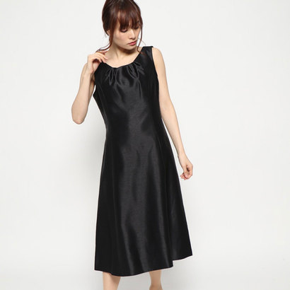 レディースファッション ワンピース ジュネビビアン ブラック 丸首ロングワンピース Vivien Genet 国内発送 Www Maisbeiras Com