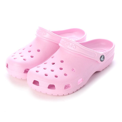 pink classic crocs