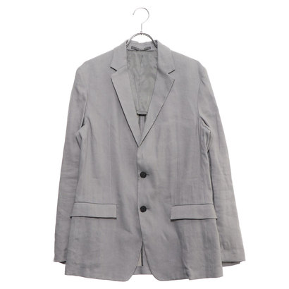 最安値に挑戦 リネーム Rename リネン混テーラードジャケット グレー 激安特価 Gbsports Theapplab Org