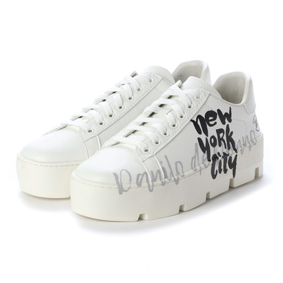 楽天市場 ジョイアンドマリオ Joy Mario 手書き風ロゴプリントスニーカー Beige Locomall ロコンド公式ストア