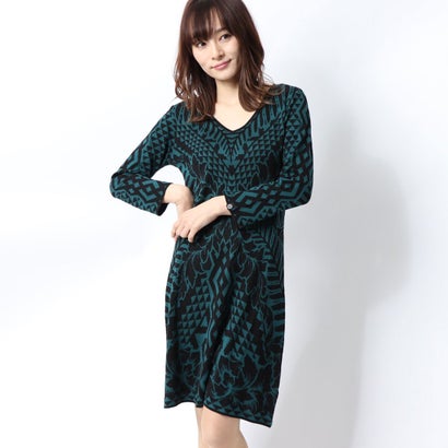 デシグアル Desigual レディースアパレル ワンピース ドレス ロコンド ワンピース長袖 グリーン Locomall ロコンド公式ストア Deben 交換 返品可能 ワンピース Deben Desigual あす楽 Desigual デシグアル