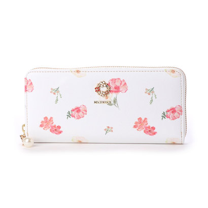割引卸売 楽天市場 ミッシュマッシュ Misch Masch デイシー 花柄ラウンド長財布 レッド Locomall ロコンド公式ストア 価値 Livinginmalta Com