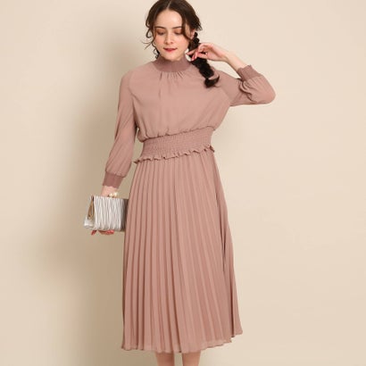 豪華で新しい アナトリエ ベビーピンク Lサイズあり 追加カラーあり ジョーゼットプリーツロングワンピース Anatelier An1214ew Spmau Ac In