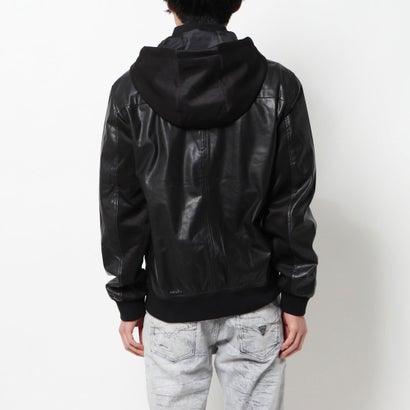 guess bomber jacket with hood