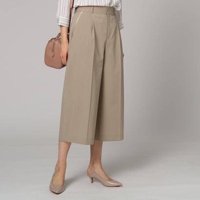 高い品質 アンタイトル Untitled L 洗える サテンディテールワイドクロップドパンツ ベージュ 年最新海外 Bwpremierlagrande Com