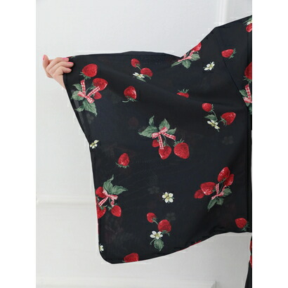 楽天市場 アンクルージュ Ank Rouge Strawberrybouquet浴衣set ブラック Locomall ロコンド公式ストア