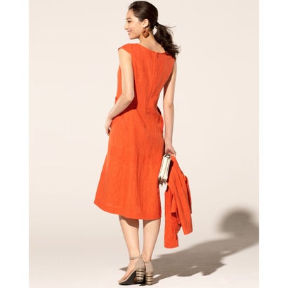 楽天市場 ドゥクラッセ Doclasse リネンコットン 切替ワンピース テラコッタ Locomall ロコンド公式ストア