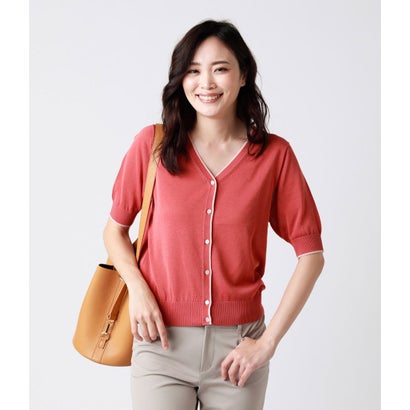 交換 返品可能 ニューヨーカー カーディガン ボレロ Newyorker ニューヨーカー Newyorker レディースアパレル トップス ロコンド オレンジ レディースファッション 半袖ニットカーディガン Newyorker オレンジ Locomall ロコンド公式ストア あす楽