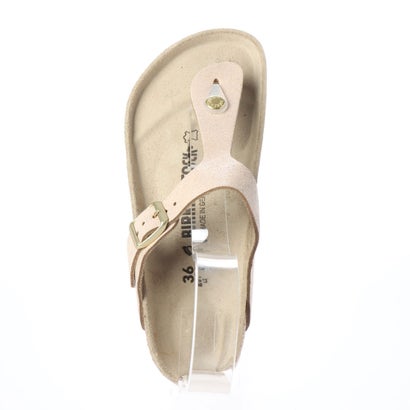 birkenstock gizeh washed metallic rose gold