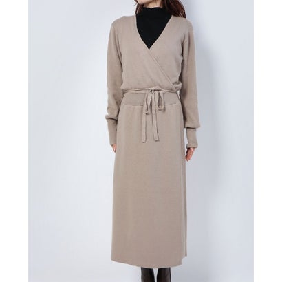 楽天市場 アウトレット ナノ ユニバース アウトレット Nano Universe Outlet カシュクールニットワンピース ブラック Locomall ロコンド公式ストア