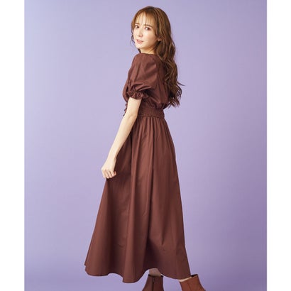 楽天市場 ミーア Miia パフスリーブマキシワンピース ベージュ Locomall ロコンド公式ストア