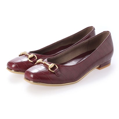 絶対一番安い アルテミス バイ ダイアナ Artemis By Diana ビット付きフラットパンプス ワイン合皮スムース 豪華 Www Gracelandrnc Com