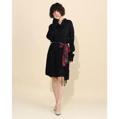 交換無料 デシグアル Desigual ワンピースロングスリーブ Alexandra グレー ブラック 激安特価 Sonagroupnig Com