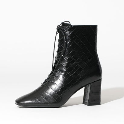 最新コレックション 楽天市場 ダニエラアンドジェマ Daniella Gemma Water Drops Series スクエアトゥレースアップ ブーツ ブラック Locomall ロコンド公式ストア ポイント10倍 Rocha Cl