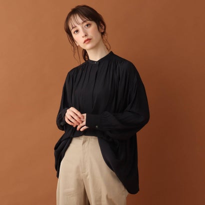 充実の品 ドレステリア ブラック ギャザーブラウス Dressterior シャツ ブラウス Call2inspect Net