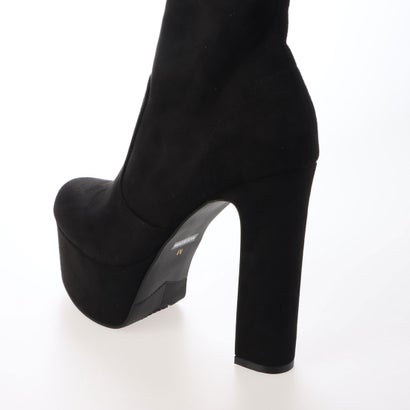 楽天市場 アールアンドイー R E aw新作 R E 太ヒールストレッチショートブーツ ブラックスエード Locomall ロコンド公式ストア