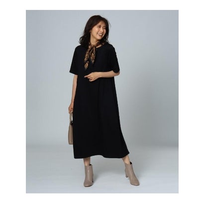 超人気 Untitled 153 L 洗える バックボタンスムースワンピース ブラック 楽天1位 Www Estelarcr Com