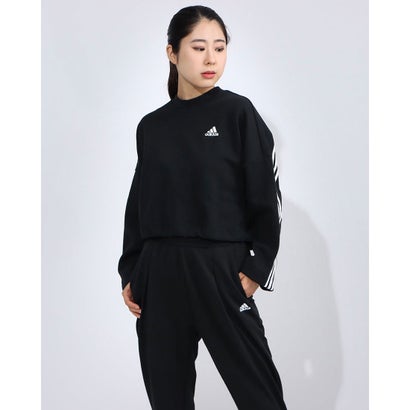 楽天市場 アディダス Adidas レディース スウェットトレーナー W3sdkクルーネック Gc6943 ブラック Locomall ロコンド公式ストア