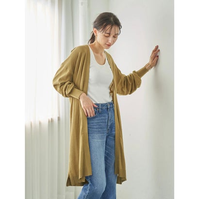 楽天市場 アースミュージックアンドエコロジー Earth Music Ecology 洗えるトッパーカーディガン Khaki Locomall ロコンド公式ストア