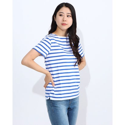 人気のファッションブランド Tシャツ カットソー ルミノア Leminor ボーダー半袖tシャツ ホワイトxブルー Www Granfondolafortuna Com