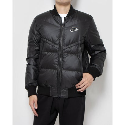 楽天市場 ナイキ Nike メンズ レディース ダウンジャケット ナイキ ダウン フィル ウィンドランナー ボマー ジャケット Cu ブラック Locomall ロコンド公式ストア