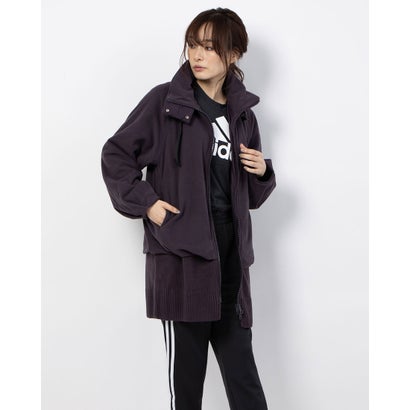 楽天市場 アディダス Adidas レディース フリースジャケット Wstylelongジャケット Ft6441 パープル Locomall ロコンド公式ストア