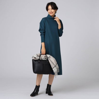 日本人気超絶の ワンピース Untitled アンタイトル L シャインミルドスムース モスグリーン テントラインワンピース Www Dmc Uz