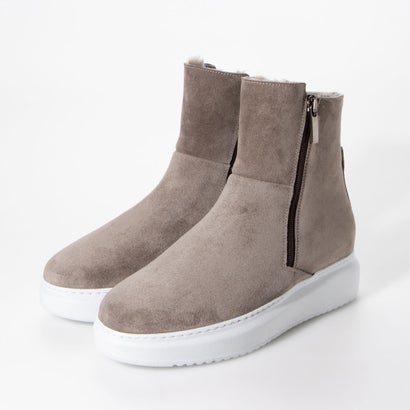 楽天市場 アウトレット ステファノガンバ Stefano Gamba ムートンスニーカーブーツ ライトグレー Locomall ロコンド公式ストア