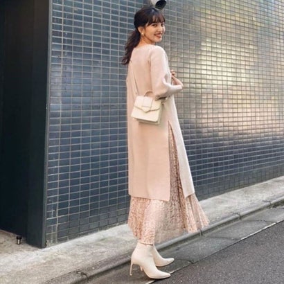 最も ワンピース レースプリーツコンビop L Beg1 Dmc Uz