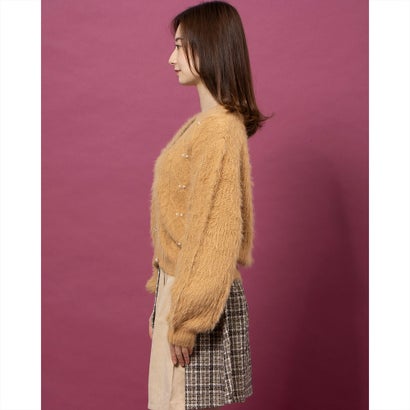 楽天市場 アウトレット マジェスティックレゴンアウトレット Majestic Legon Outlet フワフワハートボタンカーディガン ベージュ Locomall ロコンド公式ストア