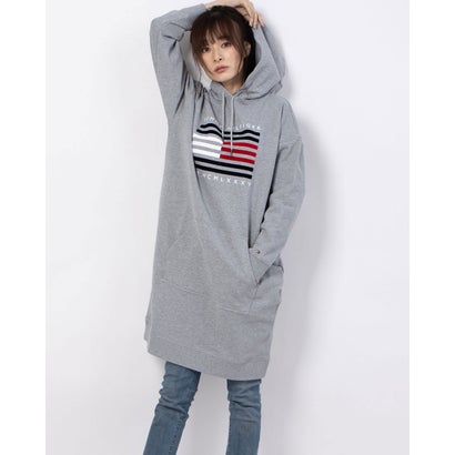 人気商品 トミーヒルフィガー Tommy Hilfiger フラッグロゴパーカーワンピース グレー To33ew Saekarajtransfo Com