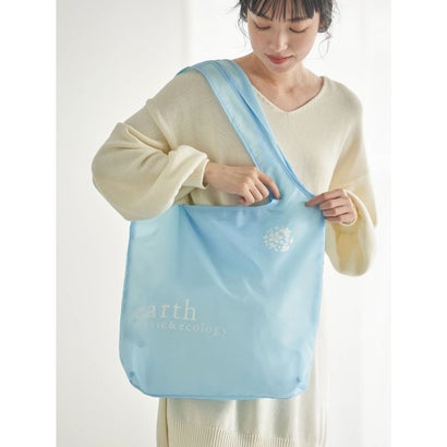 楽天市場 アースミュージックアンドエコロジー Earth Music Ecology コンパクトロゴエコバッグ Light Blue Locomall ロコンド公式ストア
