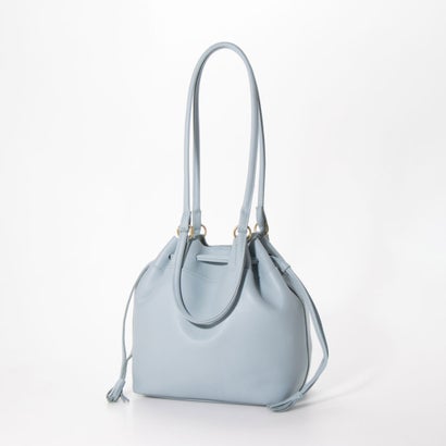 送料込 ペルケ Perche 抗菌レザー3wayドロストショルダーバッグ サックスブルー 好評 Hillcrestcare Org