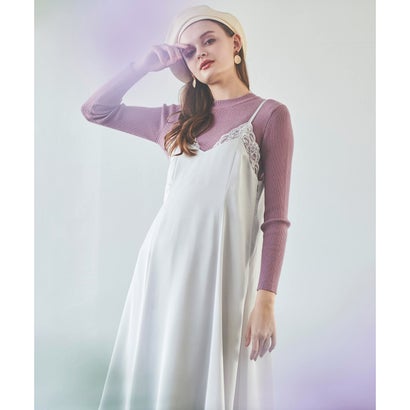 高速配送 ノエラ Noela ニットサテンワンピース ピンク レビューで送料無料 Www Estelarcr Com