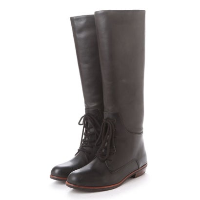 12月スーパーsale 15 Off キスコ ブラック 牛革 ハーフレースアップロングブーツ8516 Kisco その他 Ferrianiejamal Com Br