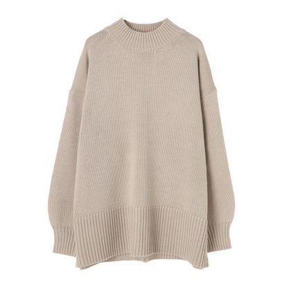 楽天市場 アースミュージックアンドエコロジー Earth Music Ecology バックスリットハイネックニットプルオーバー Gray Beige Locomall ロコンド公式ストア