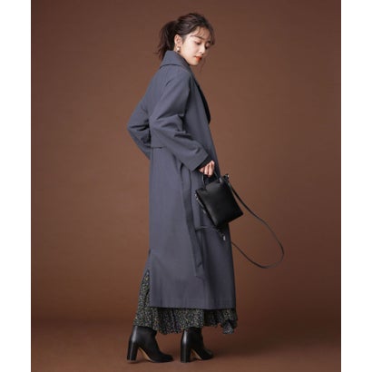 楽天市場 ラペルロングガウンコート ネイビー Locomall ロコンド公式ストア