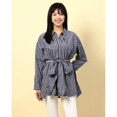 オープニング大セール リネーム Rename ブルー ストライプシャツチュニック Rew Quintalafrancisca Com