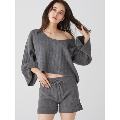 楽天市場 ラヴィジュール Ravijour 2wayワイドリブ セットアップ C Gray Locomall ロコンド公式ストア