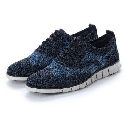 受注発注 アウトレット コール ハーン Cole Haan ゼログランド スティッチライト クローズド オックスフォード Mens ブラック ステラー ニット ダヴ 安い Stopinsectes Com