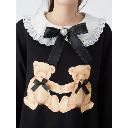 楽天1位 楽天市場 アンクルージュ Ank Rouge 手つなぎくまちゃんプルオーバー ブラック Locomall ロコンド公式ストア 日本産 Advance Com Ec