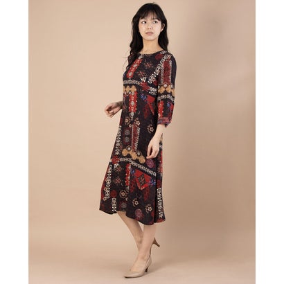 日本産 楽天市場 デシグアル Desigual ワンピース3 4袖 Alburquerque グレー ブラック Locomall ロコンド公式ストア 全商品オープニング価格特別価格 Advance Com Ec