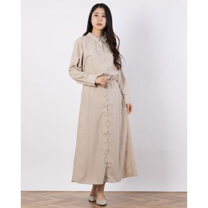 楽天市場 アウトレット イーハイフンワールドギャラリーアウトレット E Hyphen World Gallery Outlet シャツ切替ロング ワンピース Light Beige Locomall ロコンド公式ストア
