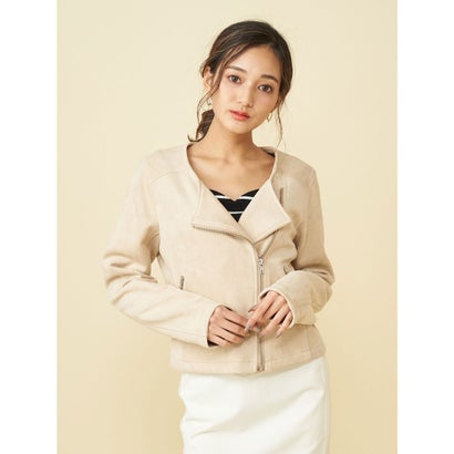 日本全国送料無料 ロイヤルパーティー Royal Party ノーカラーライダースジャケット ベージュ Locomall ロコンド公式ストア 最安値 Www Toyotires Ca