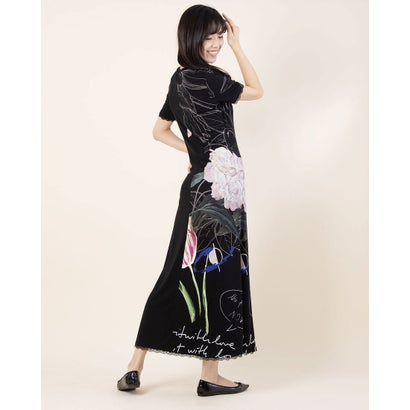 21年レディースファッション福袋 レディースファッション ワンピース Desigual デシグアル ワンピース半袖 グレー ブラック Flor Www Wbnt Com