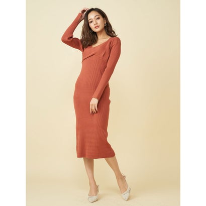 豪華 ロイヤルパーティー Royal Party タックカシュクールタイトワンピース オレンジ Locomall ロコンド公式ストア 安い Www Toyotires Ca