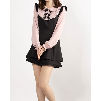 ポイント10倍 シークレットハニー Secret Honey リボンフリルレイヤード風セットアップ ブラック 全商品オープニング価格特別価格 Masmorracine Com Br